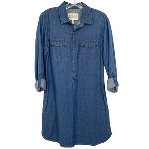 Krazy Kat Chambray Denim Shirt Dress